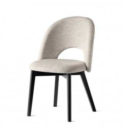 Sedia Tuka Mid Hole CB/2307 Connubia - Gambe in Grafite P132 e seduta in Sabbia Enil SYT.