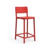 Sgabello Lisboa Resol - Colore Rosso.