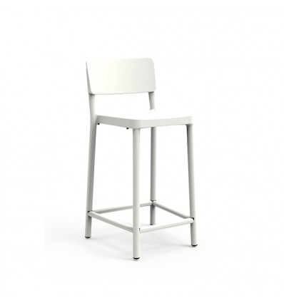 Sgabello Lisboa Resol - Colore Bianco.