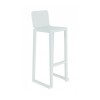 Sgabello Barcino Resol - Colore Bianco, altezza seduta 77 centimetri.