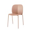 Sedia Mentha 2706 Scab Design - Struttura e seduta in Caramel.