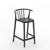 Sgabello Woody Resol - Colore Nero.