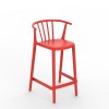 Sgabello Woody Resol - Colore Rosso.