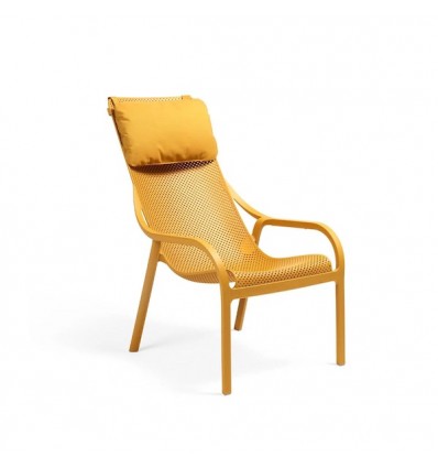 Cuscino Poggiatesta Net Lounge - Colore Senape.