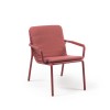 Cuscino Doga Relax - In tessuto acrilico colore Mattone.