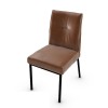 Sedia Romy CS/1908 Calligaris Outlet - Rivestimetno Similpelle Tabacco S0B.