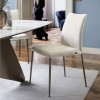 Sedia Atlas CB/2333-S Connubia - Struttura in metallo Lava Opaco P38M, rivestimento sfoderabile Enil Avorio SYS.