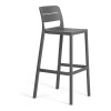 Sgabello Cassia Stool - Colore Basalto.