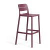 Sgabello Cassia Stool - Colore Borgogna.