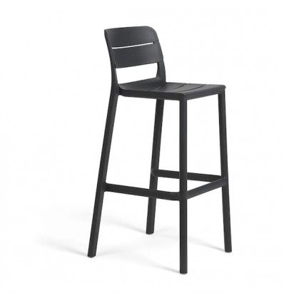Sgabello Cassia Stool - Colore Antracite.
