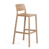 Sgabello Cassia Stool - Colore Cappuccino.