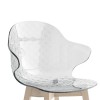 Sgabello Saint Tropez CS/1878 - Seduta in Trasparente P848.