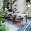 Tavolo Artic Fast CB/4860-R Connubia - Struttura Lava opaco P38M e piano in ceramica Arenaria P24C