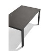 Tavolo Dorian Metal CB/4815-R160 Connubia - Struttura Zafferano opaco e Piano in ceramica Stone