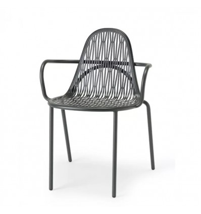 Sedia Malvasia 2907 Scab Design - Colore della struttura Antracite ZA.