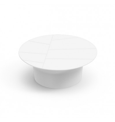 Tavolino Vera Lyxo - Colore Bianco Perla PRL.