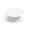 Tavolino Vera Lyxo - Colore Bianco Perla PRL.