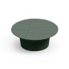 Tavolino Vera Lyxo - Colore Verde Smeraldo SMD.