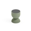 Tavolino Illo Lyxo - Colore Verde Giada GDA e piano HPL Nero.