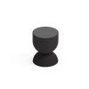 Tavolino Illo Lyxo - Colore Onice ONC e piano HPL Nero.	