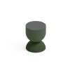 Tavolino Illo Lyxo - Colore Verde Smeraldo SMD e piano HPL Nero.	