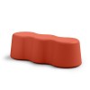 Panca Peanuts Lyxo - 3 Posti, Colore Corallo CRL.