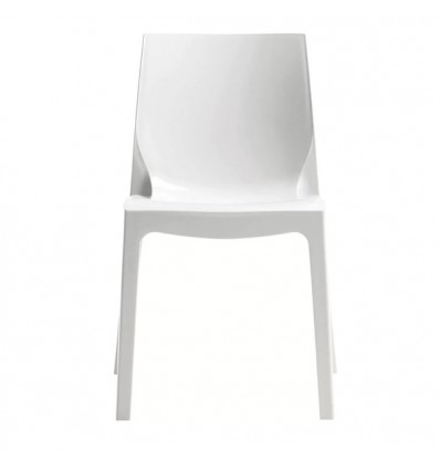 Sedia Ice Grandsoleil - Colore Bianco Lucido.