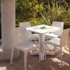Sedia Ice Grandsoleil - Colore Bianco Lucido.
