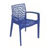 Sedia con Braccioli Gruvyer Grandsoleil - Colore Blu Petrolio.