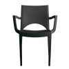 Sedia Paris con Braccioli Grandsoleil - Colore Antracite.