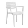 Sedia Firenze con braccioli Grandsoleil - Colore Bianco.