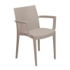 Sedia Venice con Braccioli Grandsoleil - Colore Juta.
