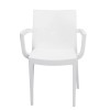 Sedia Venice con Braccioli Grandsoleil - Colore Bianco.