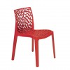 Sedia Gruvyer Polipropilene Grandsoleil - Colore Rosso.