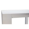 Tavolo Brooklyn Grandsoleil - Colore Bianco con sedie Firenze Blu Petrolio.