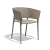 Sedia Africa con Braccioli - Colore Tortora.