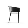 Sedia Africa con Braccioli - Colore Nero.