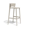 Sgabello Africa Vondom - Colore Ecrù, altezza seduta 66. oppure 76