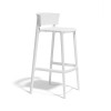 Sgabello Africa Vondom - Colore Bianco, altezza seduta 66 oppure 76.