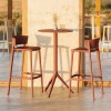 Sgabello Africa Vondom - Colore Argilla, altezza seduta 66 oppure 76.