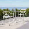 Sedia Delta con Braccioli Vondom - Colore Bianco.