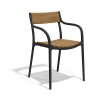 Sedia Madison Wood Vondom - Struttura in Nero.