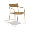 Sedia Madison Wood Vondom - Struttura in Ecrù.