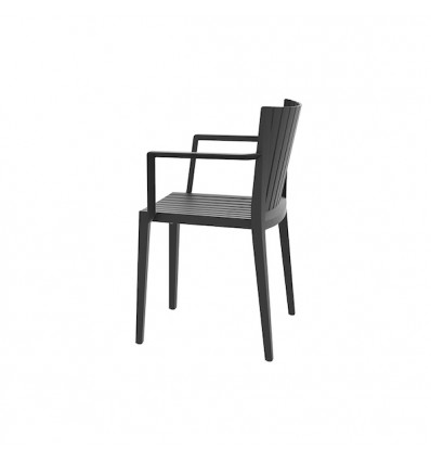 Sedia Spritz con Braccioli Vondom - Colore Nero.