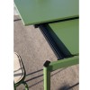 Tavolo Bundi Vermobil - Colore Verde Menta, sedia modello Fox.