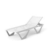 Lettino Voxel Vondom - Colore Bianco.