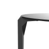 Tavolo Quartz 3 Vondom - Colore Nero, dettaglio gambe.