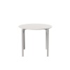 Tavolo Quartz 4 Vondom - Colore Écru, diametro 80.