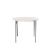 Tavolo Quartz 4 Vondom - Colore Écru, diametro 90.