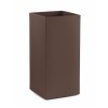 Vaso Loto Quadrato Alto Lyxo - Colore Corten CTN.